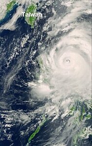 Nida typhoon seen by Meris