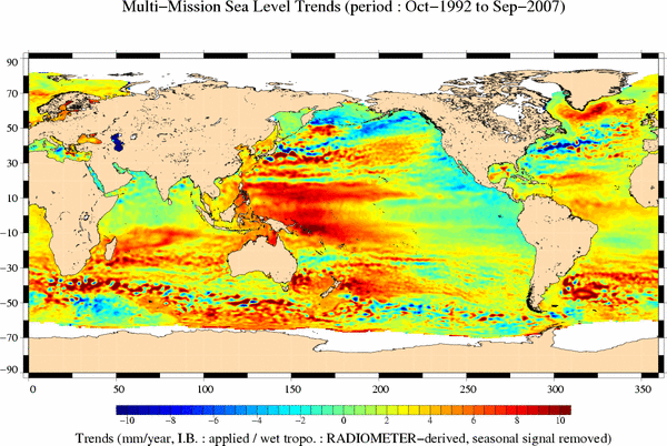 Mean Sea Level Chart