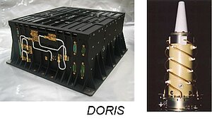 Unité Radiofréquence et antenne Doris (crédits TAS)