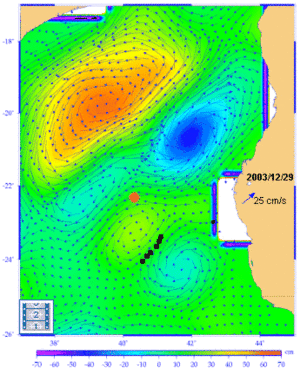 Homing journey for turtle towards the island of Europa