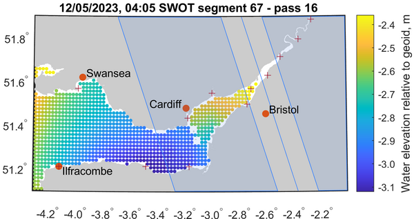 Map of the SWOT-UK study area (Credit NOC)