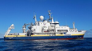 L'Atalante Research vessel (Ifremer, CNRS, IRD) Cruise: 9 February-10 March 2021 (Credit Ifremer)