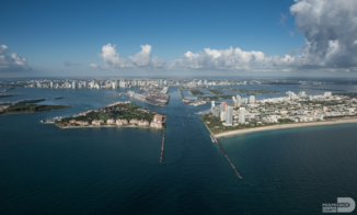 Vue aérienne de Miami (Crédit Miami Dade County)