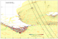 Simulation du tsunami du passage de Drake à 17:51:29 UTC avec la fauchée Swot représentée par des lignes pointillées Figure 1 Simulation du tsunami du passage de Drake à 17:51:29 UTC avec la fauchée Swot représentée par des lignes pointillées Credits: M. Fuentes & A. Delepoulle. Film de simulation complet https://prs.uchile.cl/simulacion-tsunami-de-magallanes-3-de-mayo-de-2025/