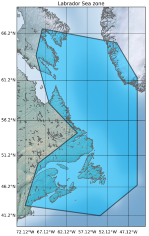 X-TRACK Labrador Sea Region