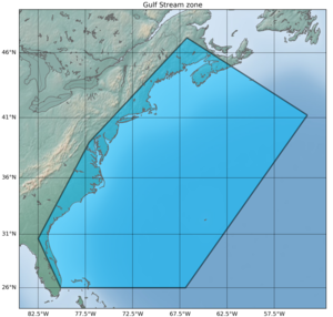 altimetry data sea surface heights X-TRACK Gulf Stream Region