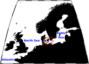 Location of the study area (red box)