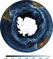 Animations of Maps of absolute geostrophic current  (MADT)  Southern Ocean 2012-2013