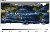 Animations of Maps of absolute geostrophic current  (MADT) Global 2012-2013