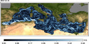 Animations of Maps of absolute geostrophic current  (MADT) Mediterranean Sea 2012-2013