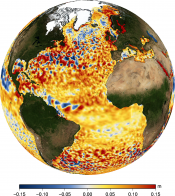 Animations of Maps of sea level anomalies  (MSLA) Atlantic Ocean 2012-2013