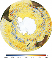 Animations of Maps of sea level anomalies  (MSLA) Antarctic Circumpolar Current 2012-2013