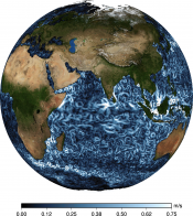 Animations of geostrophic velocities from sea level anomalies  (MSLA) Indian Ocean 2012-2013