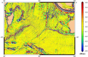 Mean Sea Surface: zoom on Indian Ocean triple junction