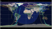 CFOSAT ground tracks and ground stations (video)