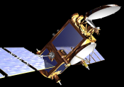 Artist view of the Jason-2 satellite (CNES/NASA)